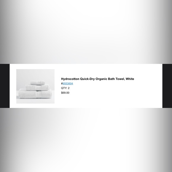 2 brand new pottery barn towels - Picture 1 of 1